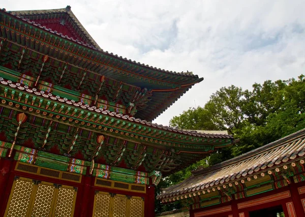 Palácio Tradicional Coreia Changdeok Palace — Fotografia de Stock