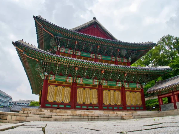 Palácio Tradicional Coreia Changdeok Palace — Fotografia de Stock