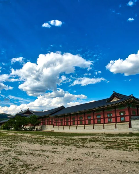 Koreański Tradycyjny Pałac Gyeongbok Palace — Zdjęcie stockowe