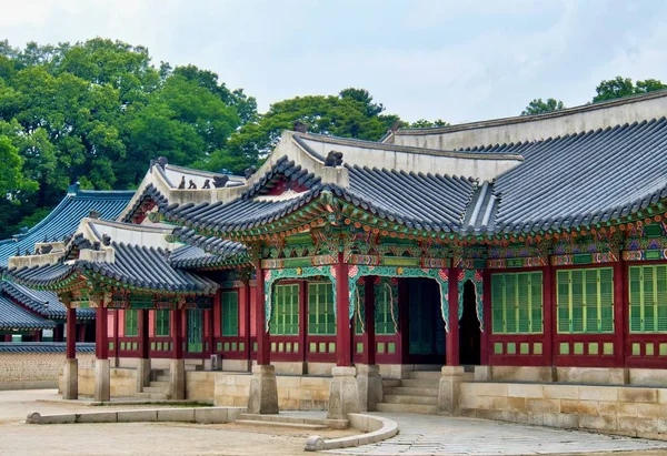 Palácio Tradicional Coreia Changdeok Palace — Fotografia de Stock