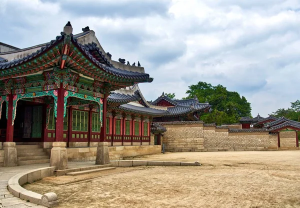 Palacio Tradicional Corea Palacio Changdeok — Foto de Stock