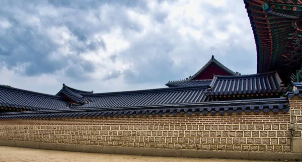 Palácio Tradicional Coreia Changdeok Palace — Fotografia de Stock