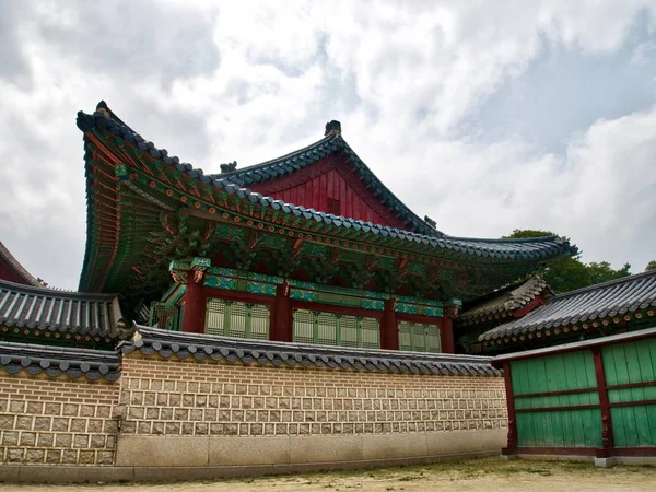 Palácio Tradicional Coreia Changdeok Palace — Fotografia de Stock