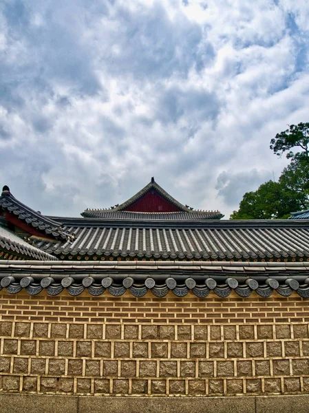 Palácio Tradicional Coreia Changdeok Palace — Fotografia de Stock