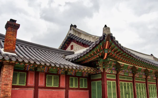 Palácio Tradicional Coreia Changdeok Palace — Fotografia de Stock