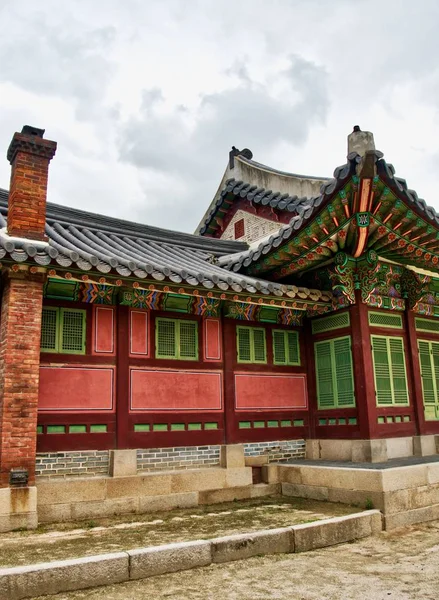 Palacio Tradicional Corea Palacio Changdeok — Foto de Stock