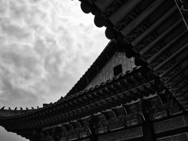 Kore 'nin Geleneksel Sarayı Changdeok Sarayı, Siyah beyaz fotoğraf