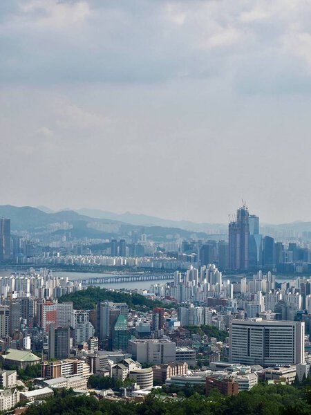 Korea Seoul City Cityscape Section Hangang