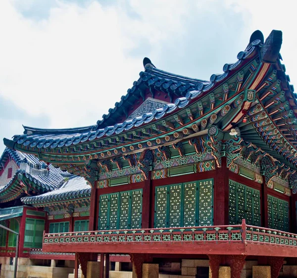 Palácio Tradicional Coreia Changdeok Palace — Fotografia de Stock