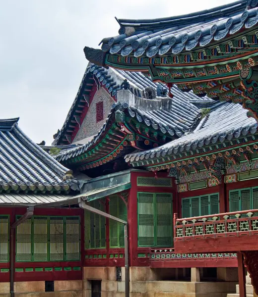 Palácio Tradicional Coreia Changdeok Palace — Fotografia de Stock