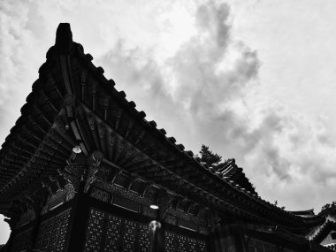 Kore 'nin Geleneksel Sarayı Changdeok Sarayı, Siyah beyaz fotoğraf