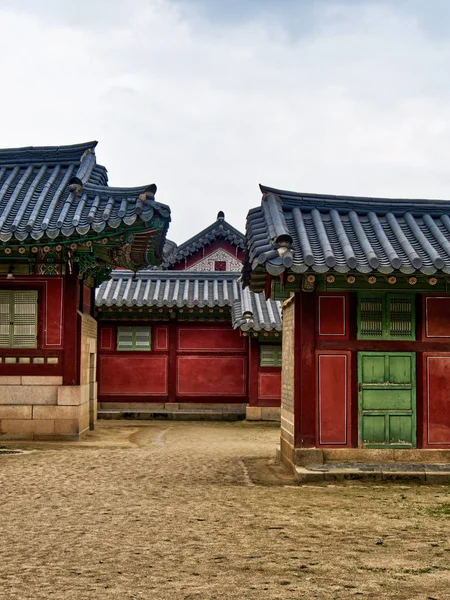 Palácio Tradicional Coreia Changdeok Palace — Fotografia de Stock