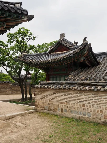 Palácio Tradicional Coreia Changdeok Palace — Fotografia de Stock