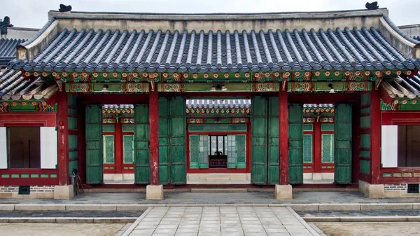 Palacio Tradicional Corea Palacio Changdeok — Foto de Stock