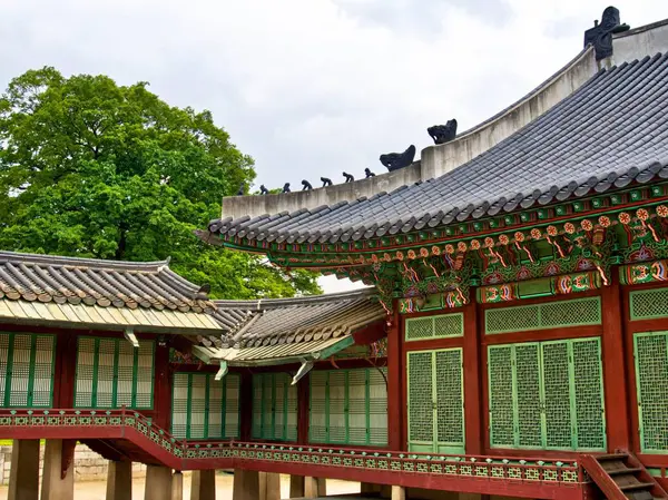 Palácio Tradicional Coreia Changdeok Palace — Fotografia de Stock