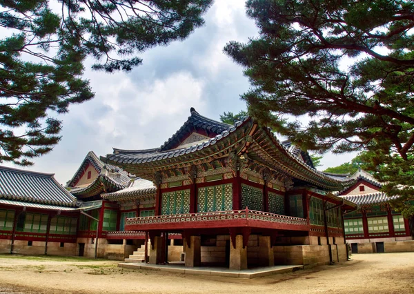 Palácio Tradicional Coreia Changdeok Palace — Fotografia de Stock