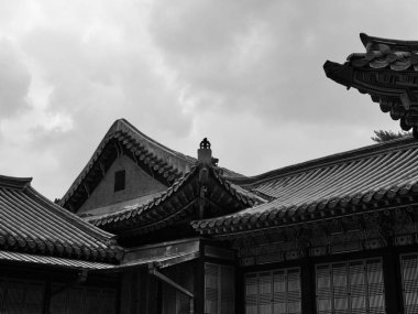 Kore 'nin Geleneksel Sarayı Changdeok Sarayı, Siyah beyaz fotoğraf