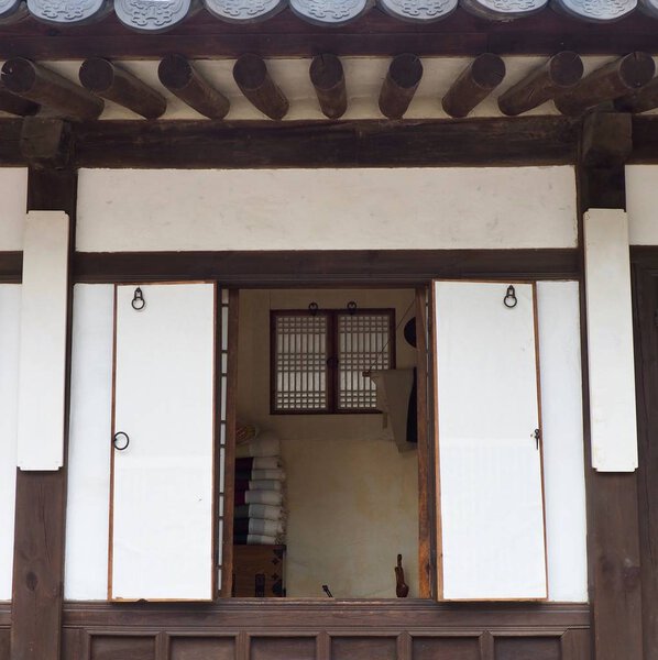 Korean Traditional Hanok Gate, Wood gate