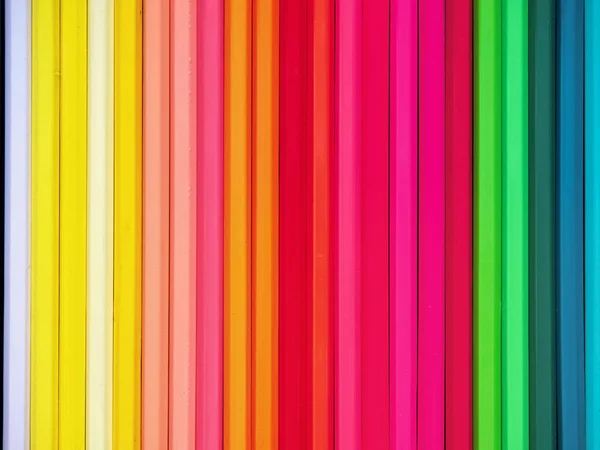 Lápices Colores Varios Colores Fondo Color Textura — Foto de Stock