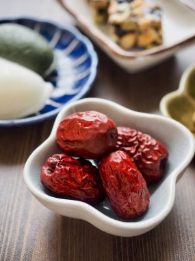 Kore gıda Kurutulmuş jujube, Kurutulmuş meyve