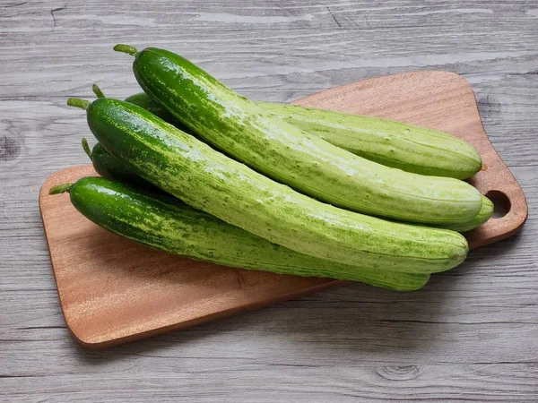 Pepino Vegetal Ecológico Fresco Corea — Foto de Stock