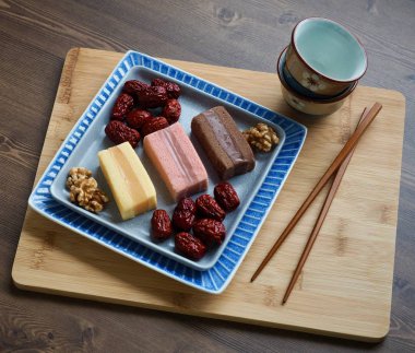 Kore gıda mochi kek, Mochi Castella, tteok, pirinç kek