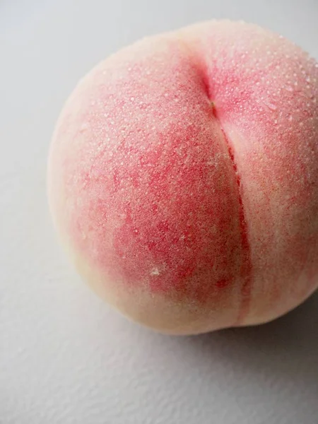 Koreaanse Verse Biologische Fruit Perzik — Stockfoto