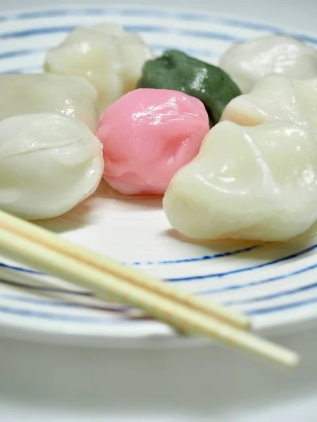 Koreanisches Essen Songpyeon Honiggefüllter Reiskuchen — Stockfoto