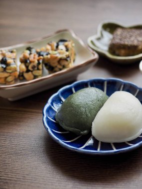 Kore geleneksel tatlılar ve kurabiye, gangjeong, Jujube, pirinç kek, Songpyeon