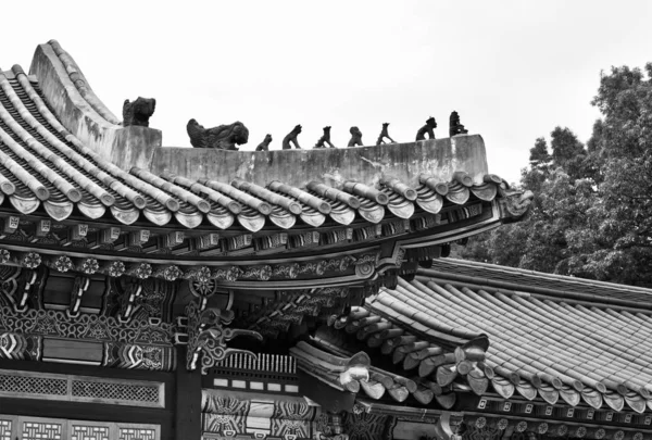 Kore Nin Geleneksel Sarayı Changdeok Sarayı — Stok fotoğraf