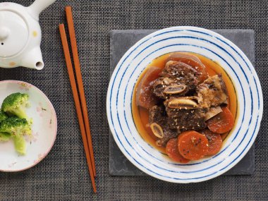 Kore yemekleri haşlanmış Kısa Kaburga, Biftek 