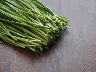 Kore taze sebze Chives, organik tarım