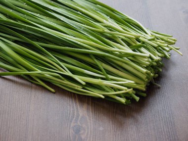 Kore taze sebze Chives, organik tarım