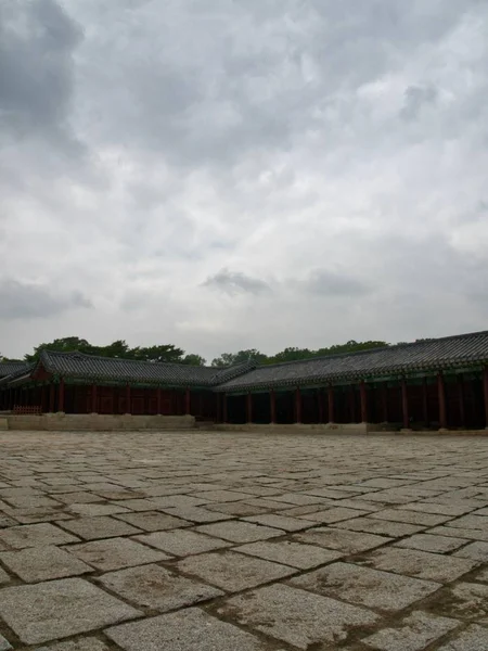 Palácio Tradicional Coreano Changgyeonggung Edifício Tradicional — Fotografia de Stock