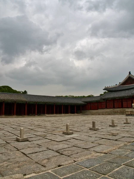 Tradiční Korejský Palác Changgyeonggung Tradiční Budova — Stock fotografie