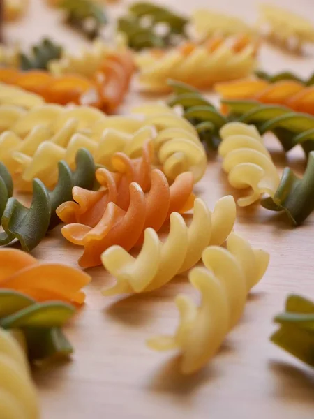 Pasta Various Colors Dried Noodles — Stock Photo, Image