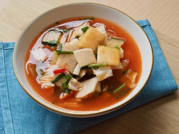 Koreansk Traditionell Mat Vatten Kimchi — Stockfoto