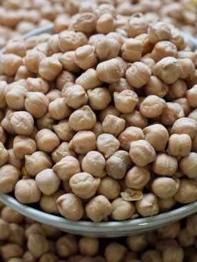 Kore'nin taze organik fasulye, Cicer arietinum