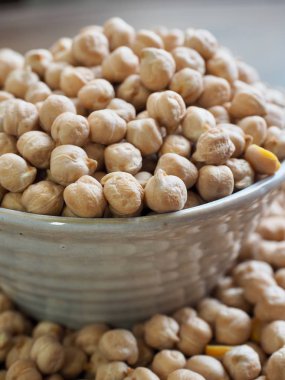 Kore'nin taze organik fasulye, Cicer arietinum