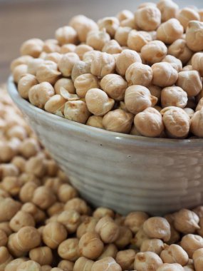 Kore'nin taze organik fasulye, Cicer arietinum