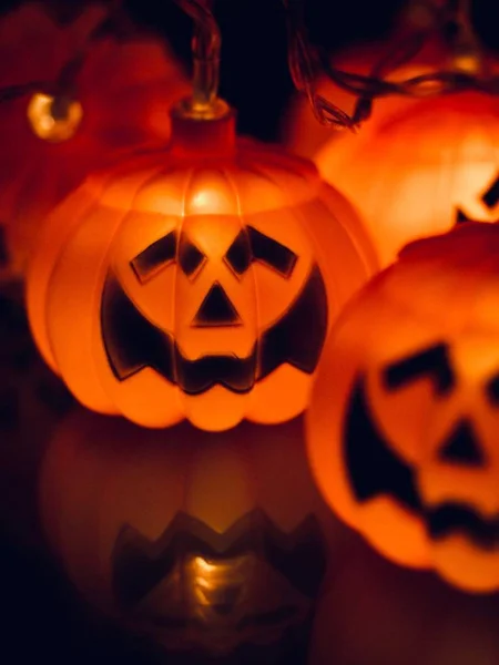 Halloween Dag Pumpa Docka Ljus — Stockfoto