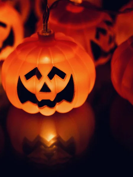 Halloween Dag Pumpa Docka Ljus — Stockfoto