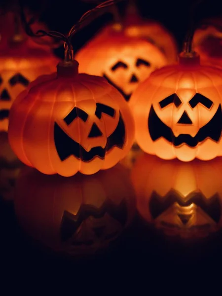 Halloween Dag Pumpa Docka Ljus — Stockfoto