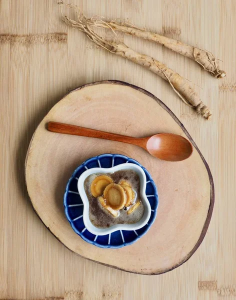Koreaans Voedsel Gebeitst Ginseng Honing — Stockfoto