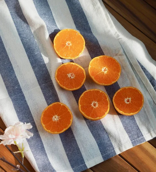 Fresh Korean Fruit Jeju Citrus Mandarin Tangerine — Stock Photo, Image