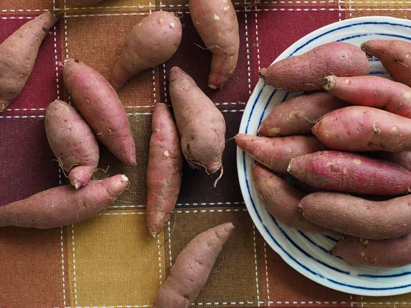 Patata Dulce Ecológica Coreana Comida Bienestar — Foto de Stock