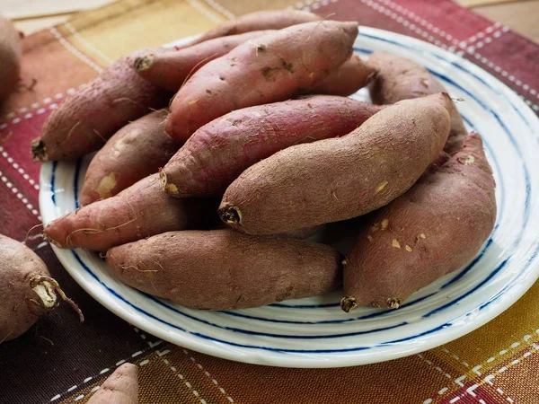 Patata Dulce Ecológica Coreana Comida Bienestar — Foto de Stock