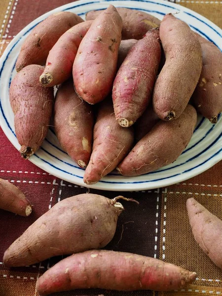 Patata Dulce Ecológica Coreana Comida Bienestar — Foto de Stock