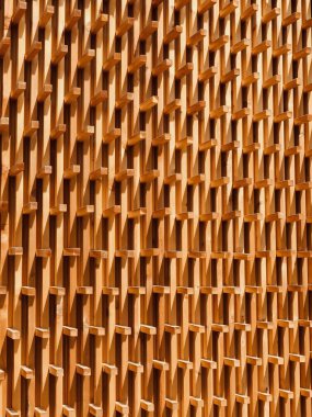 Soyut ahşap mimari, kahverengi arkaplan