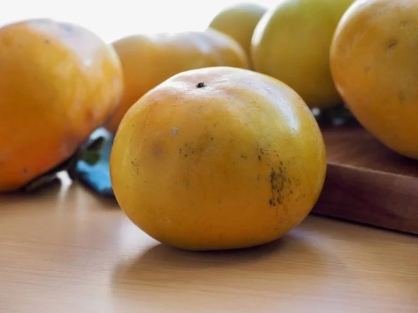 Persimmon Aux Fruits Frais Biologiques Coréens — Photo